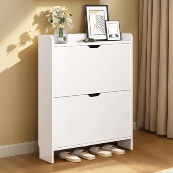 Wooden Shoe Cabinet with Storage Shelves – Space-Saving Shoe Organiser