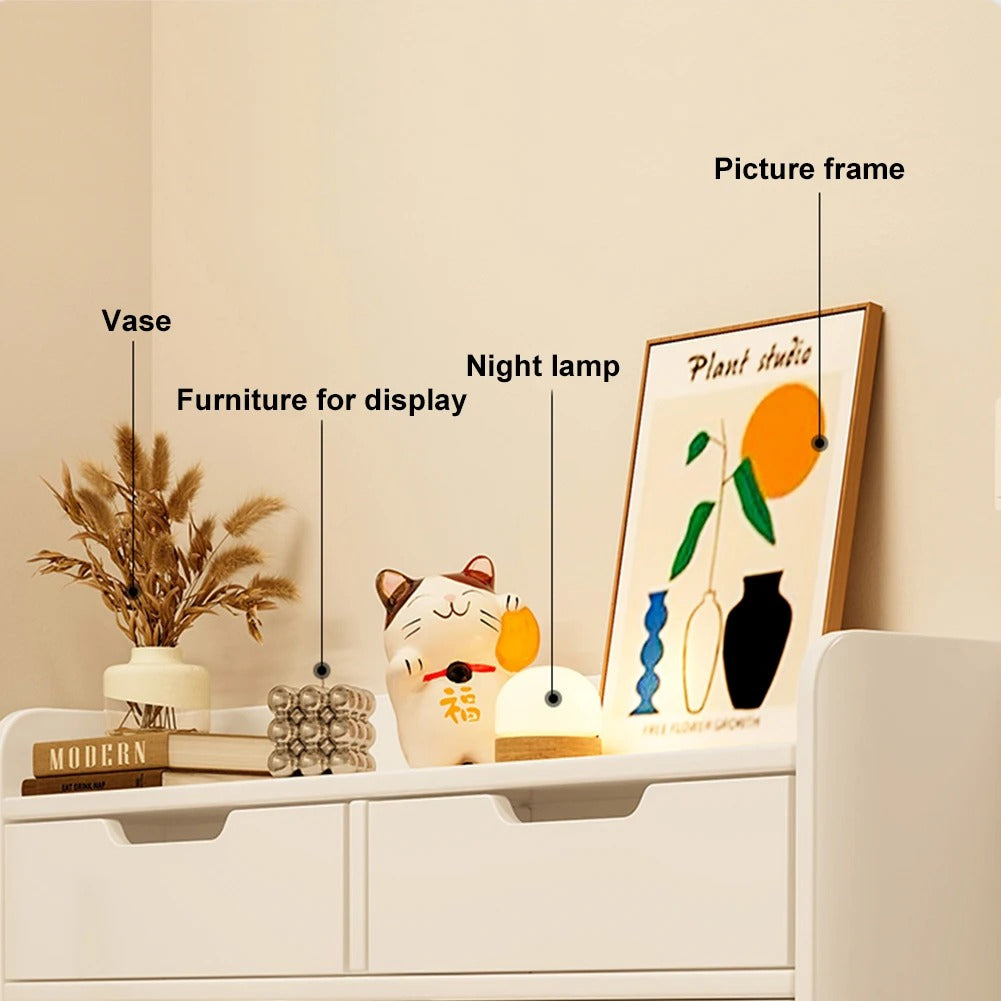 Wooden Shoe Cabinet with Storage Shelves – Space-Saving Shoe Organiser